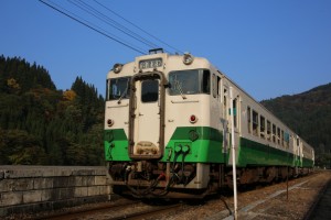 只見線の車窓から