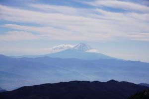 国師ヶ岳・霧氷の山頂（１／２）