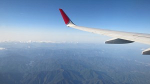 機上からの景色